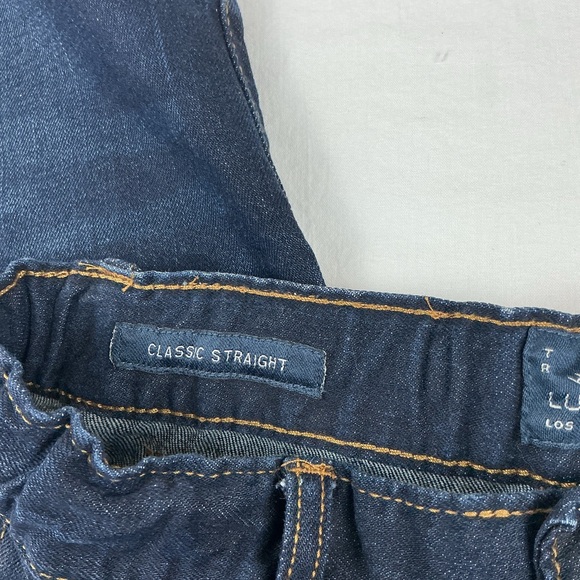 Lucky Brand Boys Classic Straight Dark Wash Denim Jeans Size 14 - Picture 7 of 10